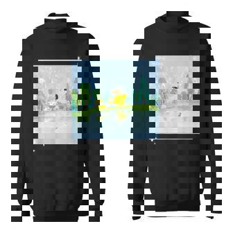 クレヨンしんちゃん 雨の日のお散歩 スウェットシャツ - Kawaiitshirt