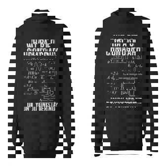 クロマトグラムとフォーミュラでクロマトグラフィーを理解する スウェットシャツ - Kawaiitshirt