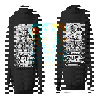 クールなエジプトスフィンクス旅行コスチュームエジプトのお土産。 スウェットシャツ - Kawaiitshirt