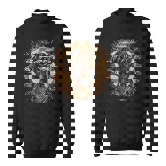 クールなジャーマンショートヘアポインタードッグトライバルアートスタイル スウェットシャツ - Kawaiitshirt