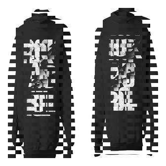 クールヴィンテージロックンロールtシャツ ブラック ミュージックロックンロール スウェットシャツ - Kawaiitshirt