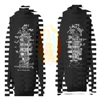 グアダルーペの聖母 カトリック アヴェ マリア スパニッシュヘイルマリア スウェットシャツ - Kawaiitshirt