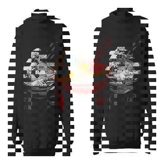 グレートラーメンウェーブ らーめんと波）Ｔシャツ スウェットシャツ - Kawaiitshirt