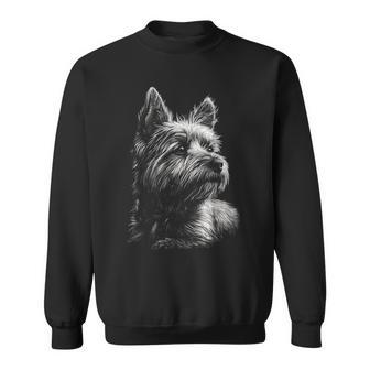 ケアンテリア 犬モチーフ ペットアート ケアンテリア スウェットシャツ - Kawaiitshirt