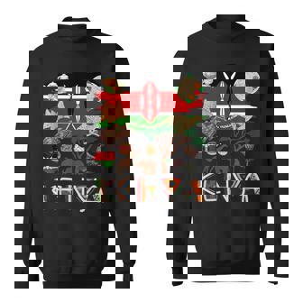 ケニア国旗の衣装のアイデア ケニアフード&ケニア国旗 スウェットシャツ - Kawaiitshirt