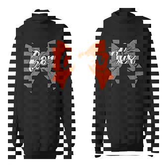 コケット オレンジ チア リボン スポーツ チアリーダー チアリーディング スウェットシャツ - Kawaiitshirt