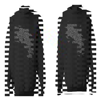 コスタリカ 地図 コスタリカ 誇り スウェットシャツ - Kawaiitshirt