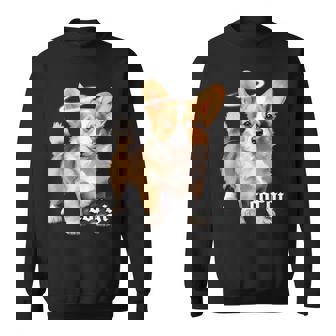 コーギー 天使 子犬 水彩 スウェットシャツ - Kawaiitshirt