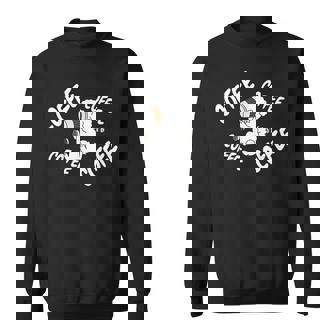 コーヒー ビション・フリーゼ 犬 スウェットシャツ - Kawaiitshirt