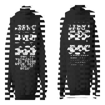 コーヒーカップをドーナツに変える面白いトポロジー 数学の先生 スウェットシャツ - Kawaiitshirt