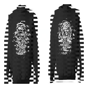 ゴシック 耽美 スケルトン グランジ オカルト Y2k ゴス ハロウィーン スウェットシャツ - Kawaiitshirt