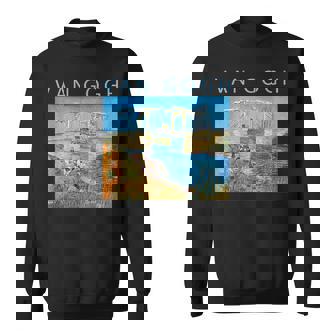 ゴッホ 面白いtシャツ アート アルルの跳ね橋 印象派 絵画 メンズ レディース 面白い 服 美術 油彩画 スウェットシャツ - Kawaiitshirt