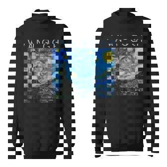 ゴッホ 面白いtシャツ おもしろ アート 星月夜 印象派 絵画 メンズ レディース 面白い 服 美術 ネタ スウェットシャツ - Kawaiitshirt