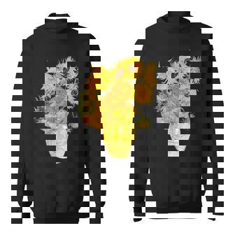 ゴッホのひまわりの現代美術の絵画 スウェットシャツ - Kawaiitshirt