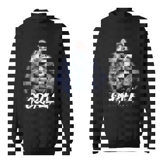 ゴリラ×シルバーバックゴリラ霊長類 スウェットシャツ - Kawaiitshirt