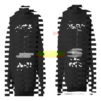 ゴルフ 面白いtシャツ ホール 文字入り メンズ おもしろ 面白い 服 オリジナル おもしろグッズ 文字tシャツ 下ネタ スウェットシャツ - Kawaiitshirt