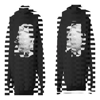 ゴルフ 面白いtシャツ ボール メンズ おもしろ 面白い 服 おもしろグッズ ネタ ゴルフウェア シャツ 胸 スウェットシャツ - Kawaiitshirt