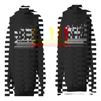 ゴルフ 面白いtシャツ 打ちっ放し メンズ おもしろ 服 練習着 ウェア ネタ 服 カラフル レトロ スウェットシャツ - Kawaiitshirt