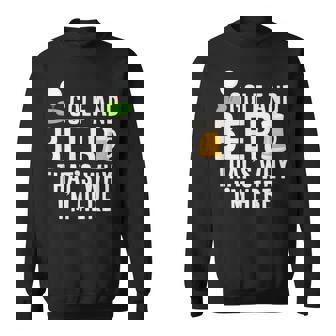 メンズ メンズ ゴルフウェア ゴルフとビール That's Why I'm Here スウェットシャツ - Kawaiitshirt