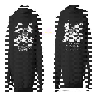 ゴースト！『おばけ 5ファイブ』【ゆるフレンズ】ハロウィンの まほうつかい お化け かわいいキャラクター イラスト スウェットシャツ - Kawaiitshirt