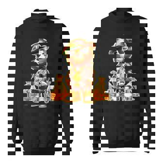 ゴールデンテディベア ボスマネーバッグ ゴールデンコイン&チェーン スウェットシャツ - Kawaiitshirt