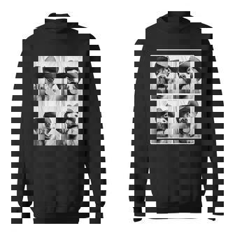 ゴールデンレトリバー カウボーイハット フォトブース セルフィー おもしろ犬 スウェットシャツ - Kawaiitshirt