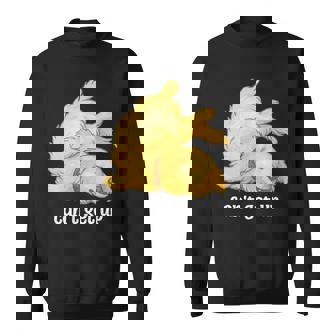 ゴールデンレトリバー ゴールデン 犬 Can't Get Up かわいい やる気スイッチ故障中 水彩 おもしろ 犬好き スウェットシャツ - Kawaiitshirt