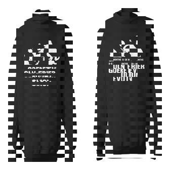 ゴールデンレトリバーオーナーのためのゴールデンレトリバーの進化 スウェットシャツ - Kawaiitshirt