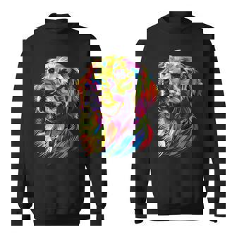 ゴールデン・レトリーバー 犬 カラフル ポップアート 犬好き スウェットシャツ - Kawaiitshirt