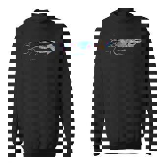 サイケデリック ジャイアントイカ カラフル 海 海の生き物 スウェットシャツ - Kawaiitshirt