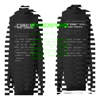 サイバーパンクの単語定義 スウェットシャツ - Kawaiitshirt