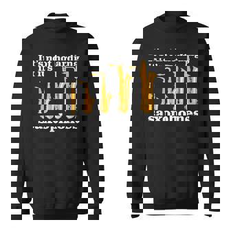 サックス奏者のための面白いサックスミームまたはサックスジョーク 「Axophone Joke 」 スウェットシャツ - Kawaiitshirt