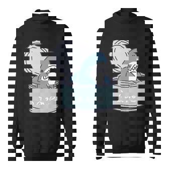 サメの缶詰め スウェットシャツ - Kawaiitshirt