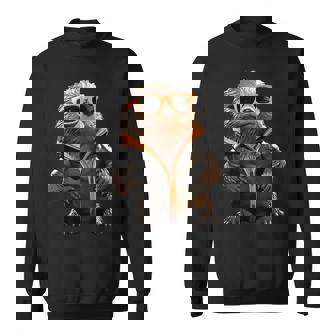 サングラスをかけたモグラかわいいモグラかわいいモグラ スウェットシャツ - Kawaiitshirt