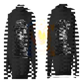 サングラスをかけたロットワイラー 愛犬自慢のロットワイラー スウェットシャツ - Kawaiitshirt