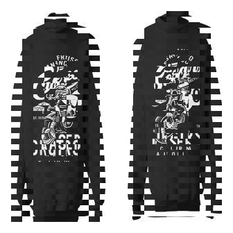 サンフランシスコ カフェ レーサー ドラッグスター レトロ バイク バイカー スウェットシャツ - Kawaiitshirt