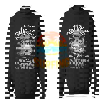 サーフィンサーフボードが大好き。メンズサーフボーダー用。 スウェットシャツ - Kawaiitshirt