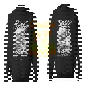 シェットランド・シープドッグ・ドッグ・シェルティー-シェルティ・ラヴァー・フォー・ライフ スウェットシャツ - Kawaiitshirt