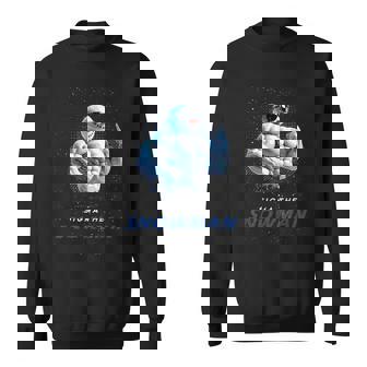 シグマザスノーマンブラッシュリズメリークリスマス Xマスク スウェットシャツ - Kawaiitshirt