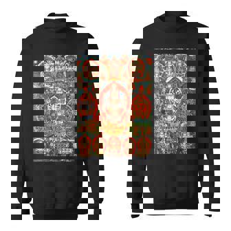 シッダ ラクシュミ チベット仏教 タンカ 曼荼羅 仏教 スウェットシャツ - Kawaiitshirt