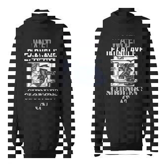 シュレディンガーの猫指名手配教師 物理科学教授 スウェットシャツ - Kawaiitshirt