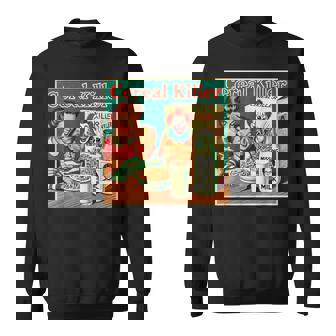 シリアル シリアル キラー 音声しゃれ ホラー コア ミッドセンチュリー スウェットシャツ - Kawaiitshirt