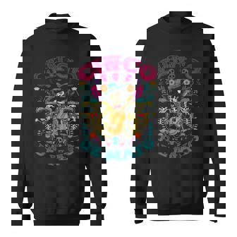 シンコ・デ・マヨ ギターを弾く骸骨 メキシコ・フィエスタ スウェットシャツ - Kawaiitshirt