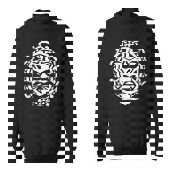 シンボル ハカ マスク カルチャー マオリ族 ニュージーランド スウェットシャツ - Kawaiitshirt