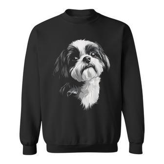 シーズー 犬 モチーフ ペット イラスト シーズー スウェットシャツ - Kawaiitshirt