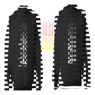 ジジのおじいちゃんが日本語でジジにちなんだカラフルな名前 スウェットシャツ - Kawaiitshirt