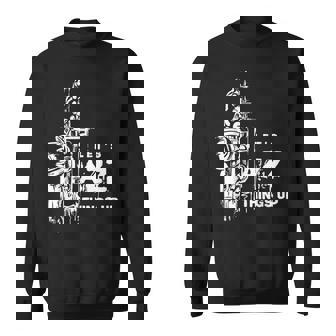 ジャズ・サックス レッツ・ジャズ・シング・アップlet's Jazz Thing Up スウェットシャツ - Kawaiitshirt