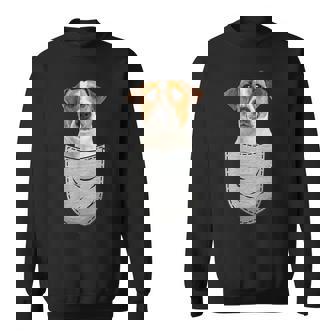ジャックラッセルテリア Jrt チェストバッグ ポケットドッグオーナー スウェットシャツ - Kawaiitshirt