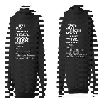 ジャック・ラッセル・テリア オーナー 定義 犬 スウェットシャツ - Kawaiitshirt