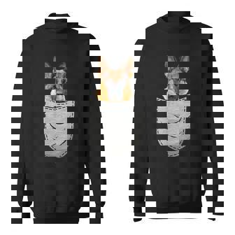 ジャーマンシェパード 犬の胸ポケット 犬の飼い主用 スウェットシャツ - Kawaiitshirt